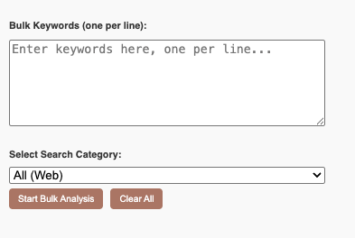 Title Tune - Bulk Keywords Analysis